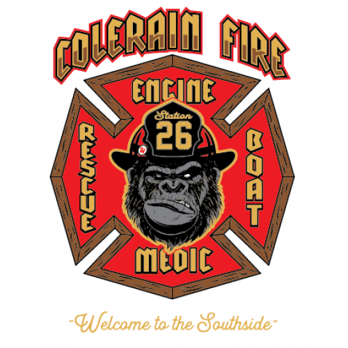 Colerain Fire & EMS Mascot Cotton Blend Garments